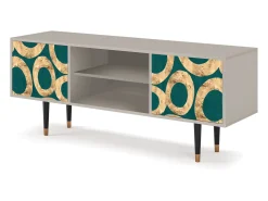 Móvel De Tv| Mueble de TV - 170х69х48 cm - T2 - Zircon Sphere, Areia Bege