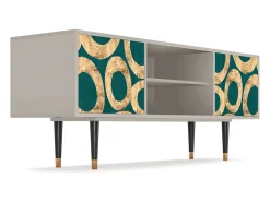 Móvel De Tv| Mueble de TV - 170х69х48 cm - T2 - Zircon Sphere, Areia Bege