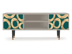 Móvel De Tv| Mueble de TV - 170х69х48 cm - T2 - Zircon Sphere, Areia Bege