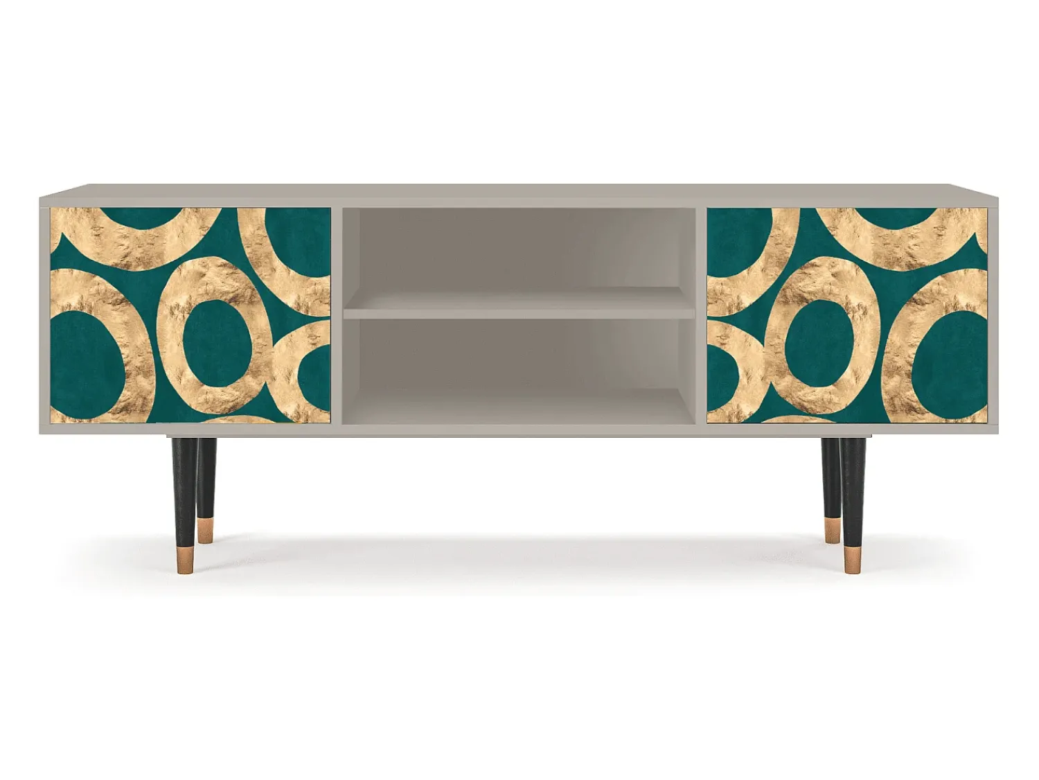 Móvel De Tv| Mueble de TV - 170х69х48 cm - T2 - Zircon Sphere, Areia Bege