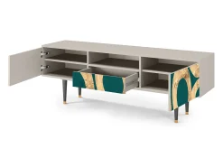 Móvel De Tv| Mueble de TV - 170х59х41 cm - T6 - Zircon Sphere, Areia Bege