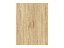 Prateleira|vidaxl Móveis de parede 2 pcs derivados de madeira carvalho sonoma Natural claro