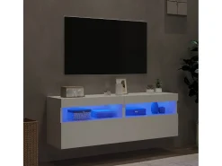 Sale Móveis de parede p/ TV com luzes LED 2 pcs 60x30x40 cm PT237149 Branco