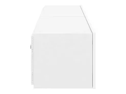 Outlet vidaxl Móveis de parede p/ TV com luzes LED 2 pcs 80x35x31 cm Branco