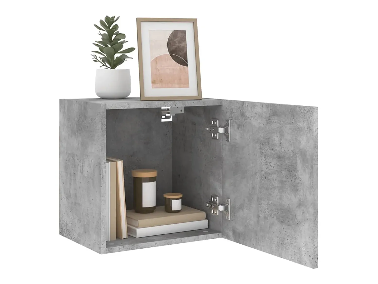 Sale Móveis de parede p/ TV 2pcs 40,5x30x40cm madeira cinza cimento PT504343 Cinzento