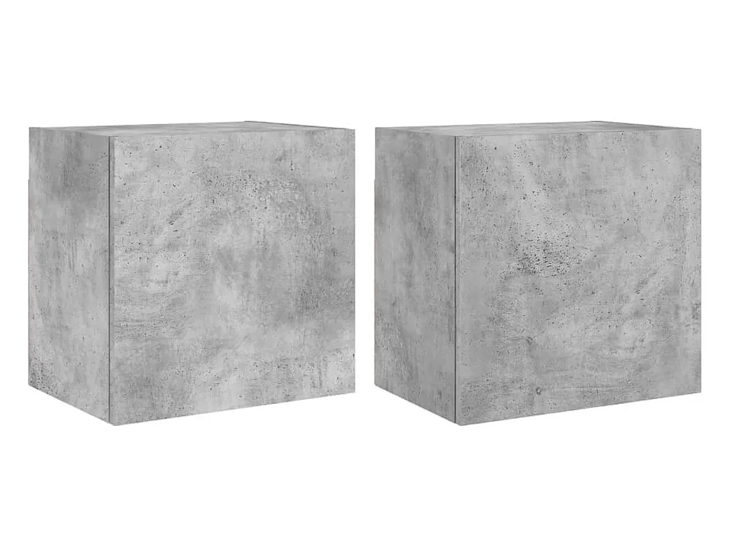 Sale Móveis de parede p/ TV 2pcs 40,5x30x40cm madeira cinza cimento PT504343 Cinzento