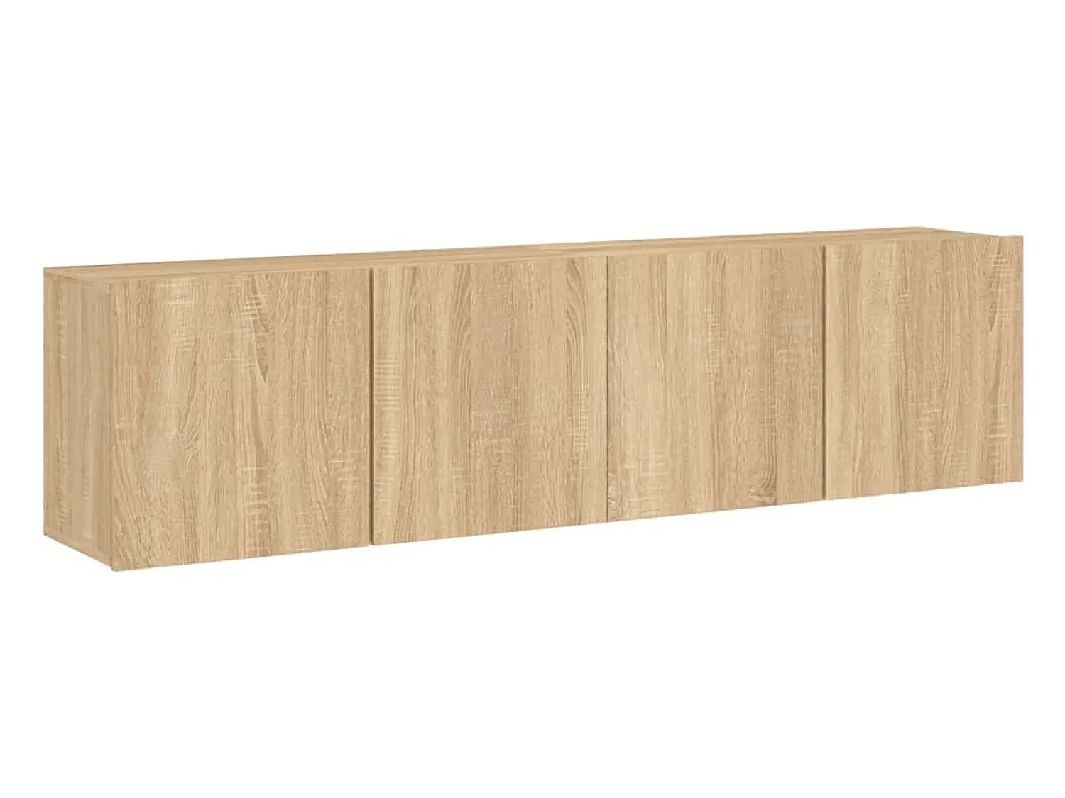 Móveis de parede para TV 2 pcs 80x30x41 cm carvalho sonoma PT638026^ Móvel De Tv