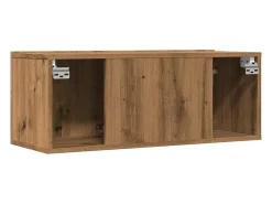 vidaxl Móveis de parede para TV 2 pcs 80x30x30 cm carvalho artisiano^ Móvel De Tv