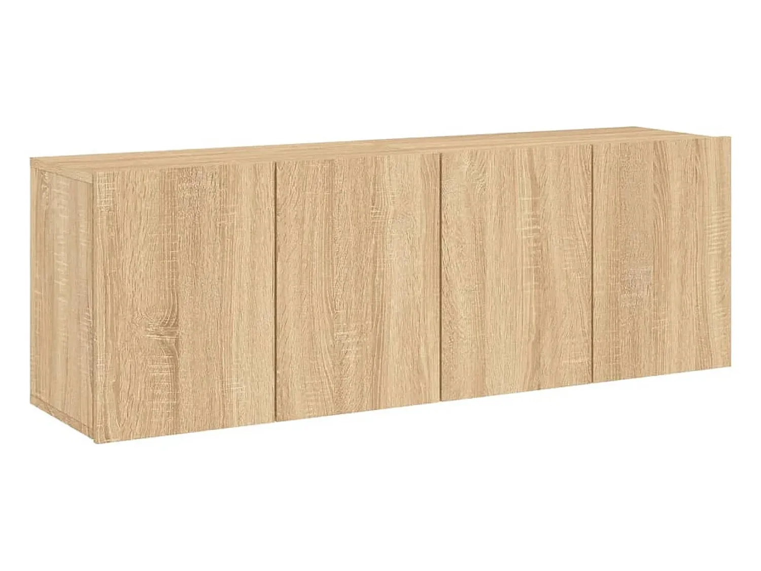 Móveis de parede para TV 2 pcs 60x30x41 cm carvalho sonoma PT104078^ Móvel De Tv
