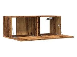 Sale vidaxl Móveis de parede para TV 2 pcs 80x30x30 cm madeira velha Castanho