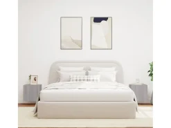 Móveis de parede para TV com luzes LED 2 pcs sonoma PT710369^ Móvel De Tv