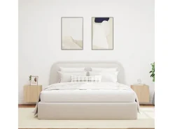 Móvel De Tv| Móveis de parede para TV com luzes LED 2 pcs carvalho sonoma PT475304 Castanho