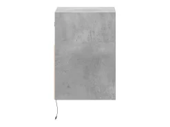 Móvel De Tv*Helloshop26 Móveis de parede para TV estante multimídia televisão aparador TV sala de jantar sala de estar quarto e luzes LED 2 peças 41 x 31 x 45 cm cinza 02_0029119 Cinzento