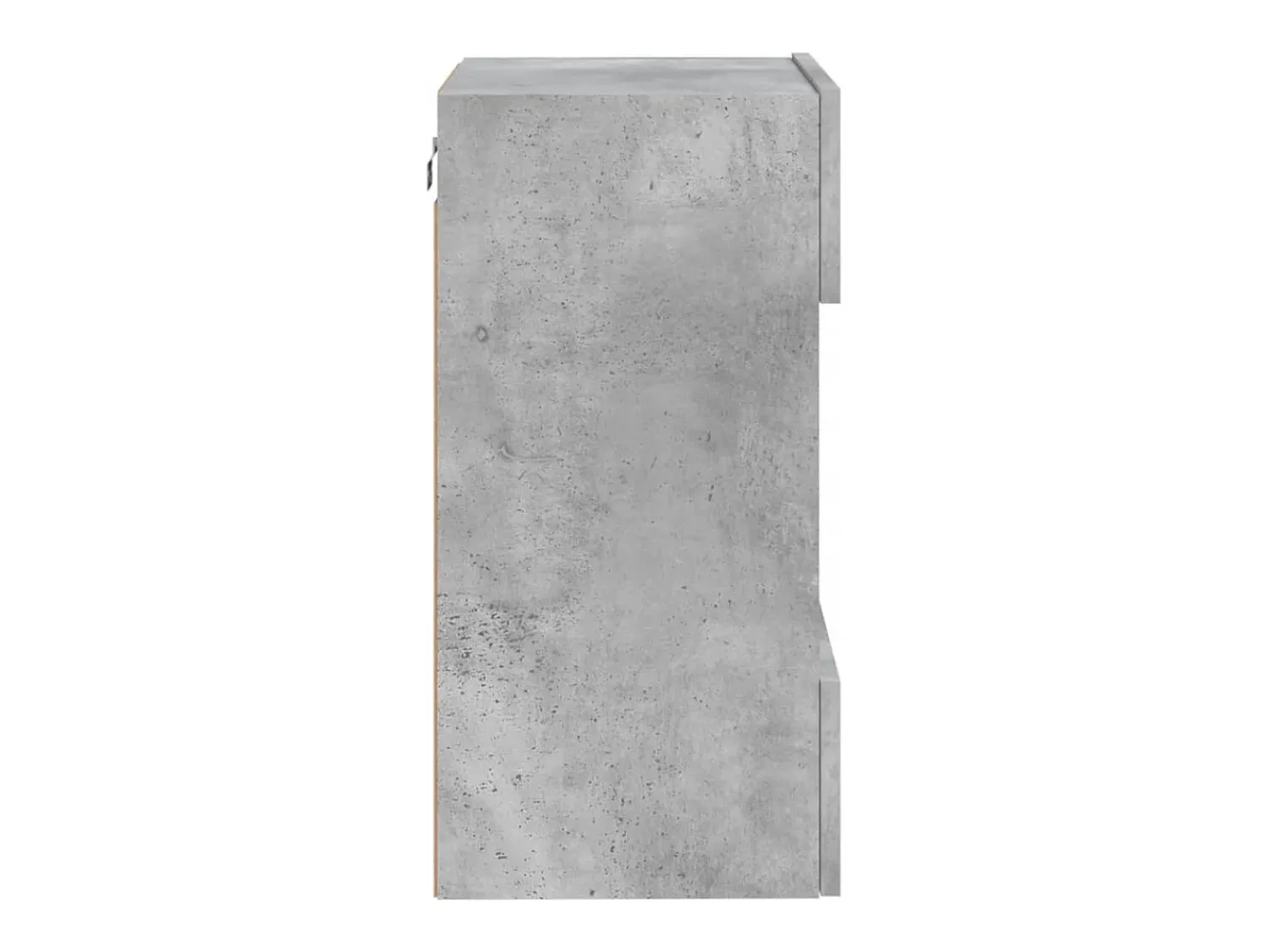 Móvel De Tv*Helloshop26 Móveis de parede para TV estante multimídia televisão aparador TV sala de jantar sala de estar quarto e luzes LED 2 peças 40 x 30 x 60,5 cm cinza 02_0029129 Cinzento