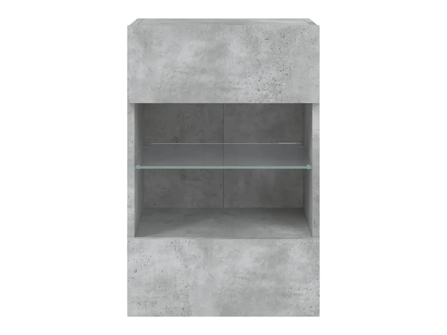 Móvel De Tv*Helloshop26 Móveis de parede para TV estante multimídia televisão aparador TV sala de jantar sala de estar quarto e luzes LED 2 peças 40 x 30 x 60,5 cm cinza 02_0029129 Cinzento