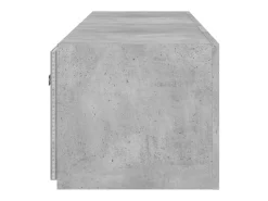 Móvel De Tv|Helloshop26 Móveis de parede para TV estante multimídia televisão aparador TV sala de jantar sala de estar quarto e luzes LED 2 peças 80 x 35 x 31 cm cinza 02_0029135 Cinzento