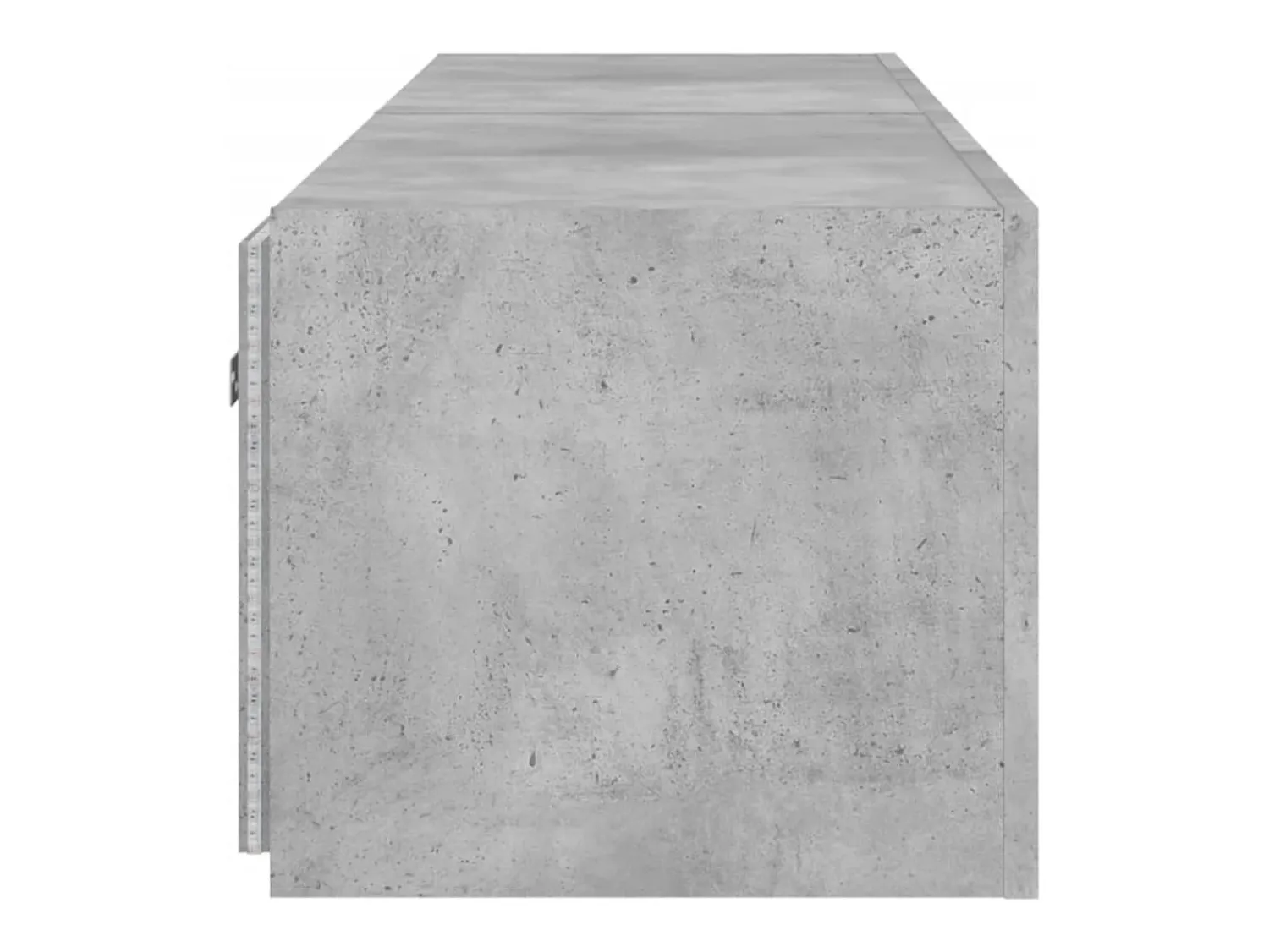 Móvel De Tv|Helloshop26 Móveis de parede para TV estante multimídia televisão aparador TV sala de jantar sala de estar quarto e luzes LED 2 peças 80 x 35 x 31 cm cinza 02_0029135 Cinzento