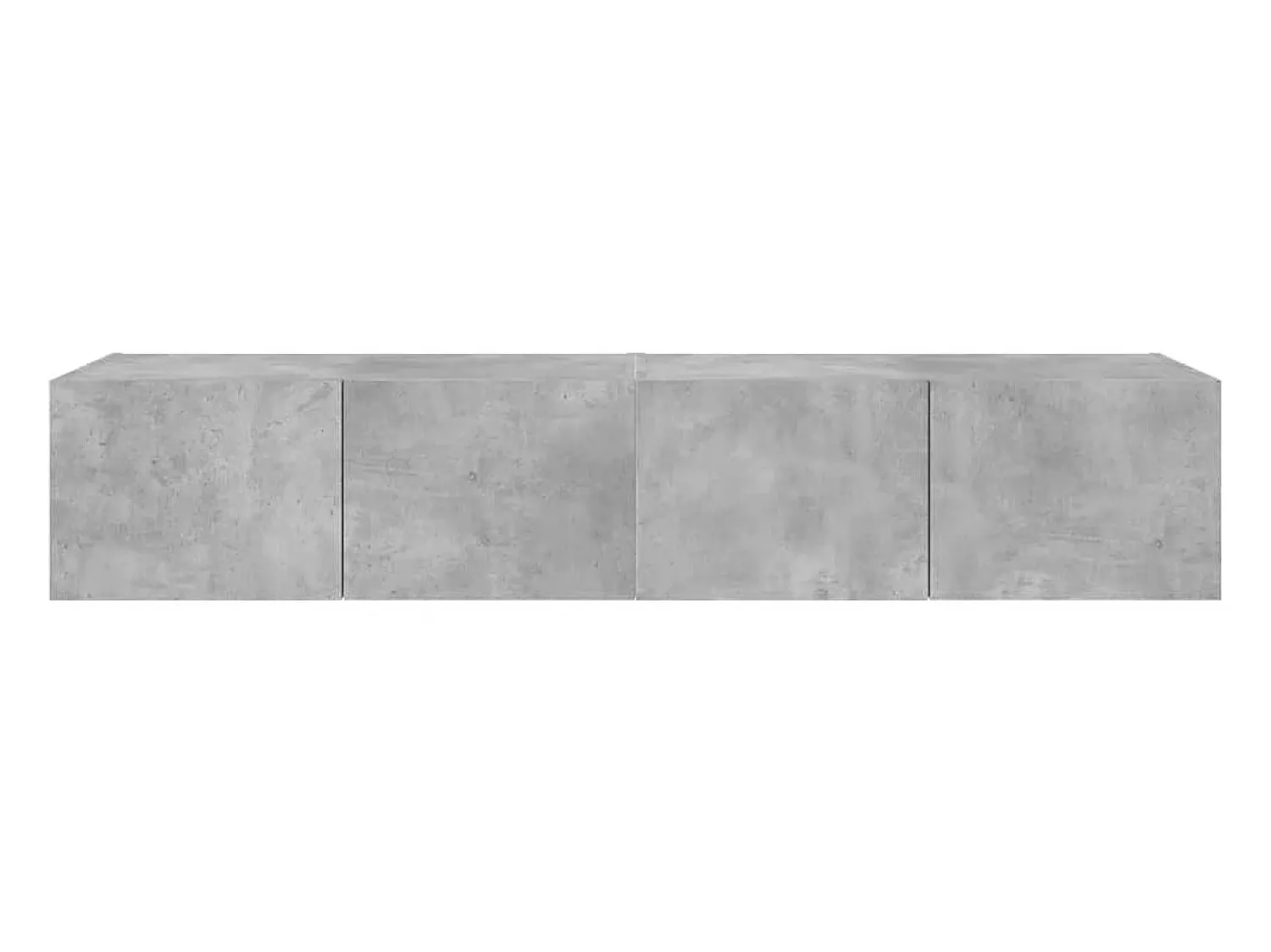 Móvel De Tv|Helloshop26 Móveis de parede para TV estante multimídia televisão aparador TV sala de jantar sala de estar quarto e luzes LED 2 peças 80 x 35 x 31 cm cinza 02_0029135 Cinzento