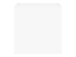 Móvel De Tv|Helloshop26 Móveis de parede para TV estante multimídia televisão aparador TV sala de jantar sala de estar quarto com luzes LED 2 peças 30,5 x 35 x 30 cm 02_0029095 Branco