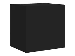 Sale Helloshop26 Móveis de parede para TV prateleira multimídia televisão aparador TV sala de jantar sala de estar quarto com luzes LED 2 peças 40,5 x 35 x 40 cm 02_0029104 Preto