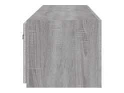 Móvel De Tv|Helloshop26 Móveis de parede para TV prateleira multimídia televisão aparador TV sala de jantar sala de estar quarto e luzes LED 2 peças sonoma 80 x 35 x 31 cm cinza 02_0029156 Cinzento