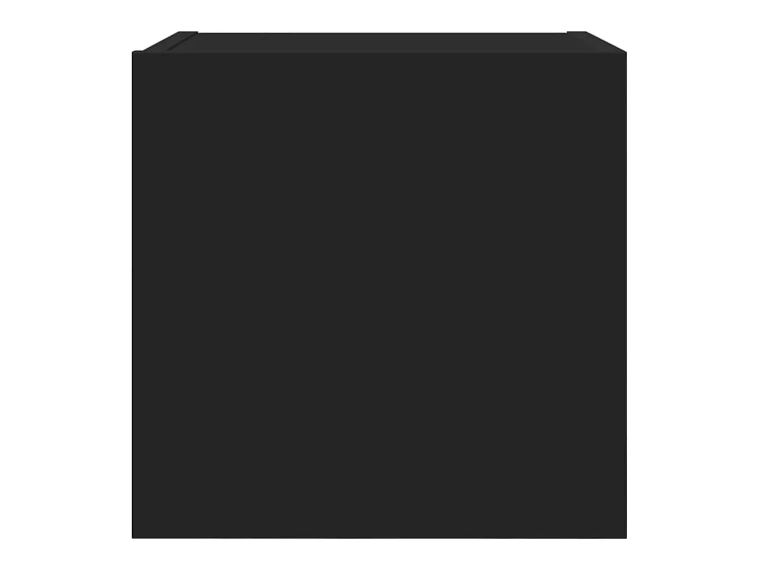 Discount Helloshop26 Móveis de parede para TV prateleira de televisão multimídia televisão buffet sala de jantar sala de estar quarto 2 peças 30,5 x 30 x 30 cm 02_0028905 Preto