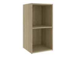 Móvel De Tv*vidaxl Móveis de TV 2 pcs derivados de madeira carvalho sonoma Castanho