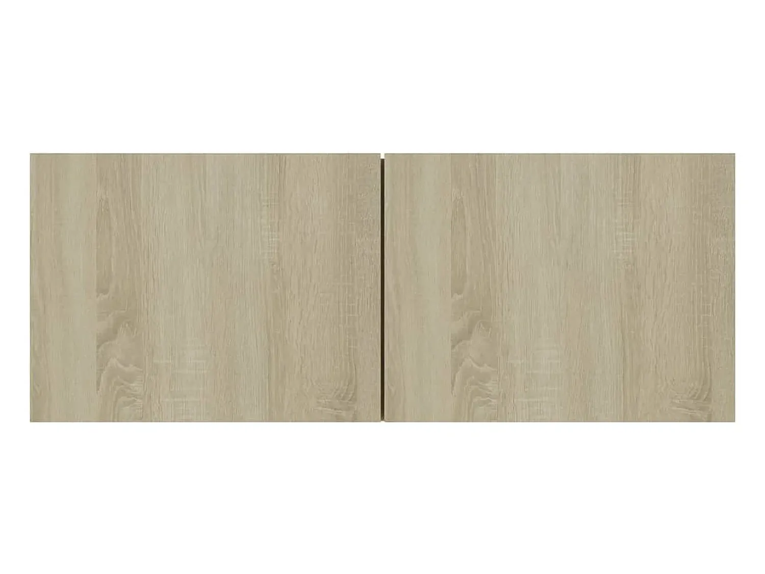 Outlet Móveis de TV 3 pcs derivados madeira cor carvalho sonoma PT983545 Castanho
