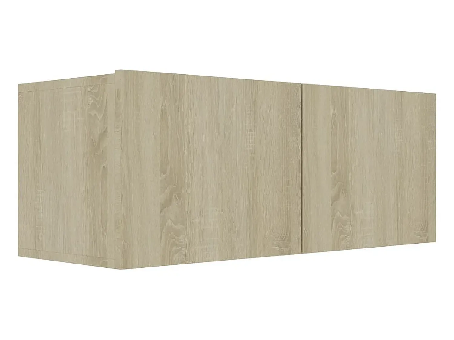 Outlet Móveis de TV 3 pcs derivados madeira cor carvalho sonoma PT983545 Castanho