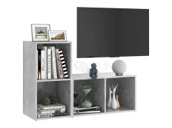 Móveis de TV 2 pcs derivados de madeira cimento PT779784^ Móvel De Tv