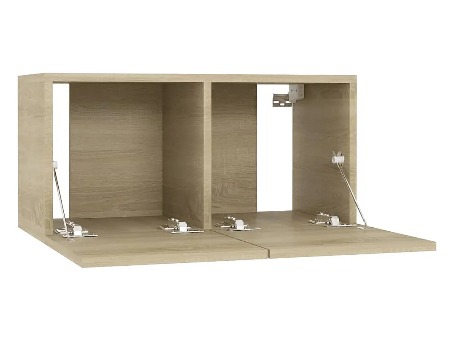 Móvel De Tv| Móveis de TV 4 pcs derivados de madeira carvalho sonoma PT832754 Castanho