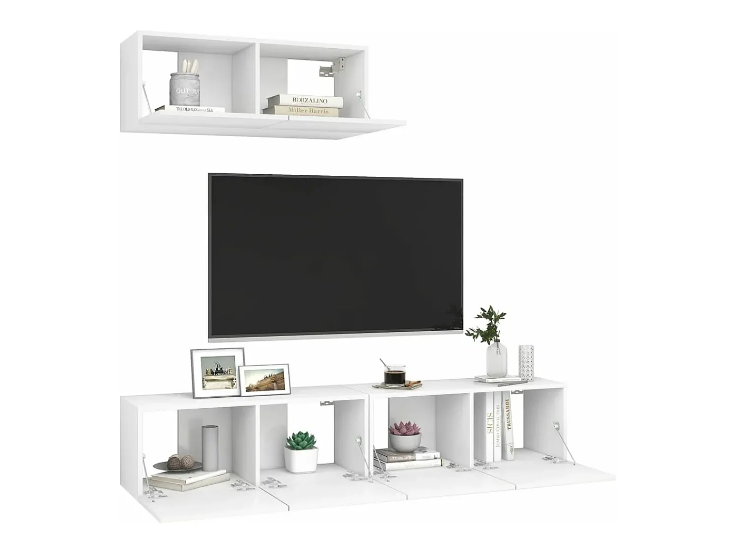 Móveis de TV 3 pcs derivados de madeira PT560311^ Móvel De Tv
