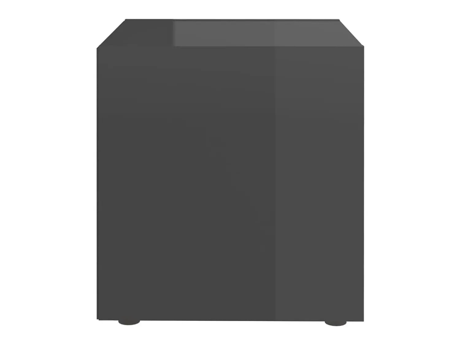 Móvel De Tv* Móveis de TV 4 pcs derivados de madeira brilhante PT144191 Cinzento