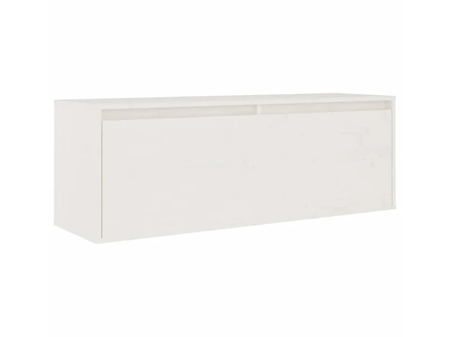 Móvel De Tv| Móveis de TV 2 pcs madeira de pinho maciça PT182218 Branco