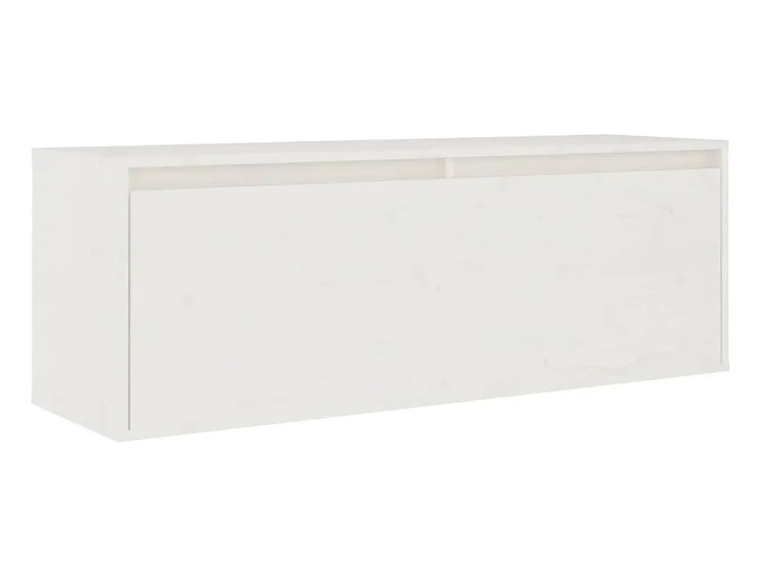 Móvel De Tv| Móveis de TV 4 pcs madeira de pinho maciça PT885164 Branco