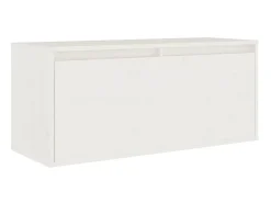 Clearance Móveis de TV 5 pcs madeira de pinho maciça PT880871 Branco