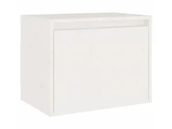Móvel De Tv* Móveis de TV 4 pcs madeira de pinho maciça PT339109 Branco