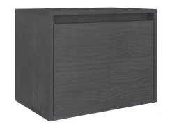 Móvel De Tv* Móveis de TV 4 pcs madeira de pinho maciça PT522477 Cinzento