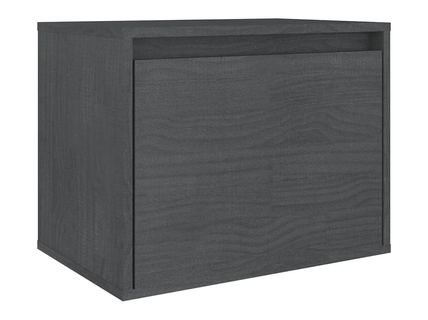 Móvel De Tv* Móveis de TV 4 pcs madeira de pinho maciça PT522477 Cinzento