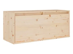 Móvel De Tv* Móveis de TV 3 pcs madeira de pinho maciça PT487254 Castanho