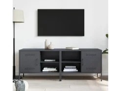 Móveis de TV 2 pcs 68x39x50,5 cm aço antracite PT650798^ Móvel De Tv
