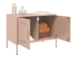 New Móveis de TV 2 pcs 68x39x50,5 cm aço PT756859 Rosa