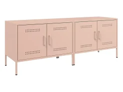 New Móveis de TV 2 pcs 68x39x50,5 cm aço PT756859 Rosa