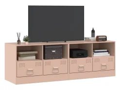 Móvel De Tv* Móveis de TV 2 pcs 67x39x44 cm aço PT322314 Rosa