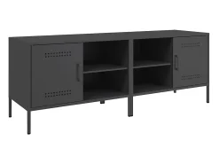 Best Móveis de TV 2 pcs 68x39x50,5 cm aço PT805071 Preto