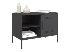 Best Móveis de TV 2 pcs 68x39x50,5 cm aço PT805071 Preto