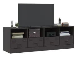 Móveis de TV 2 pcs 67x39x44 cm aço PT869025^ Móvel De Tv