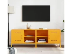 Móvel De Tv| Móveis de TV 2 pcs 68x39x50,5 cm aço mostarda PT895770 Amarelo
