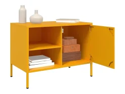 Móvel De Tv| Móveis de TV 2 pcs 68x39x50,5 cm aço mostarda PT895770 Amarelo