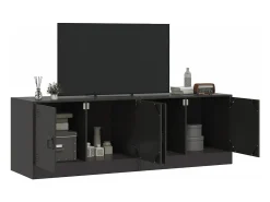 Móvel De Tv* Móveis de TV 2 pcs 67x39x44 cm aço PT691958 Preto